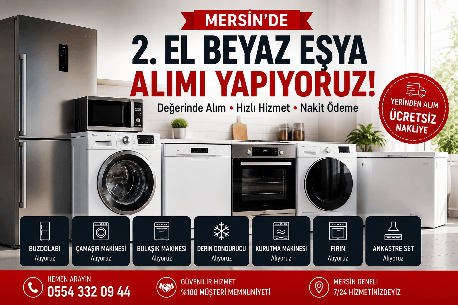 Mersin 2. El Beyaz Eşya Alanlar 1 – Mersin 2. El Beyaz Eşya Alanlar Mersin ikinci el beyaz eşya alımı. Buzdolabı, çamaşır makinesi, bulaşık makinesi, derin dondurucu, kurutma makinesi, fırın ve ankastre set alım hizmeti.