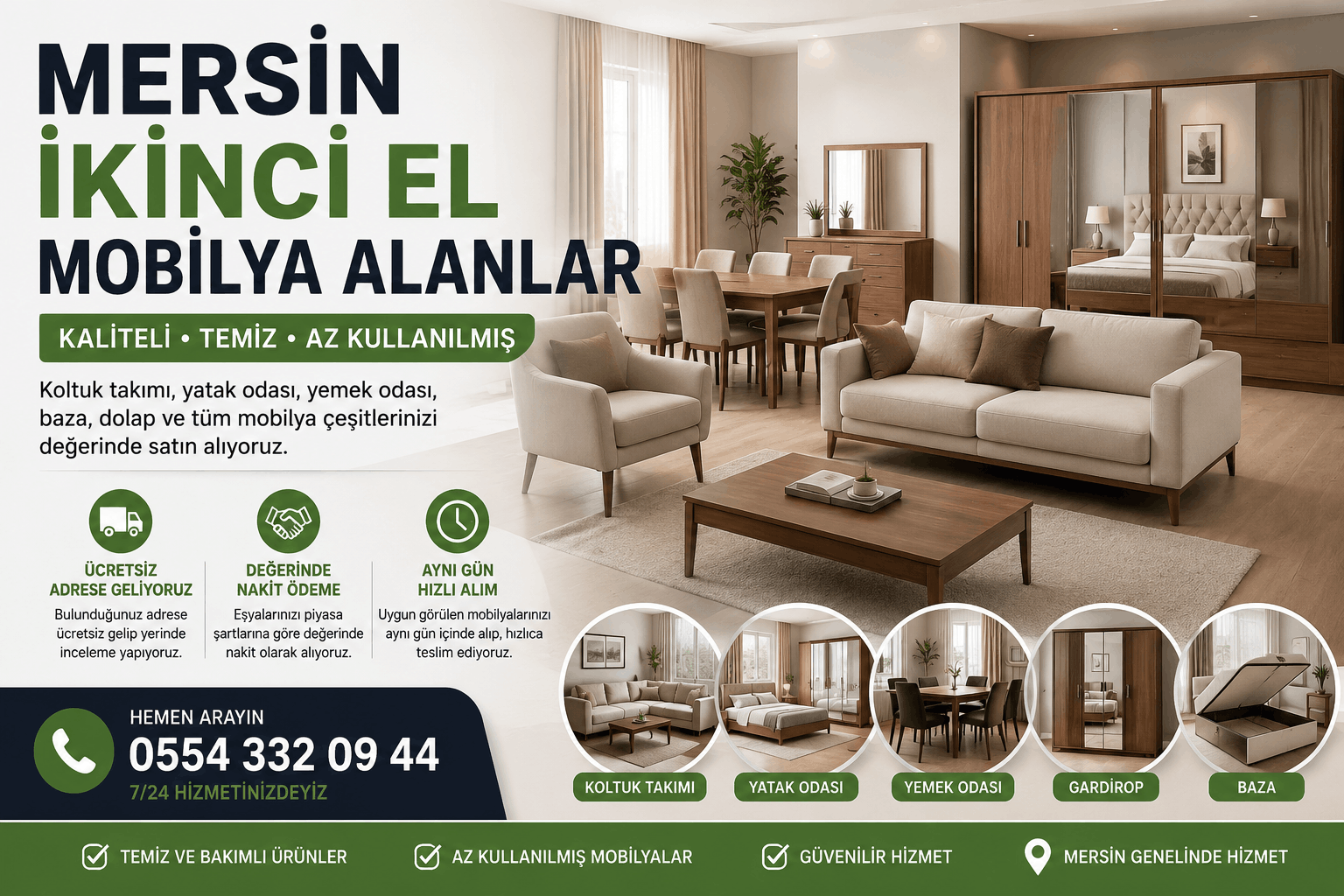 Mersin İkinci El Mobilya Alanlar 1 – Mersin ikinci el mobilya alanlar Mersin ikinci el mobilya alanlar. Koltuk takımı, yatak odası, yemek odası, gardırop, baza ve diğer temiz, kullanıma hazır ikinci el mobilyalarınızı değerinde satın alıyoruz.