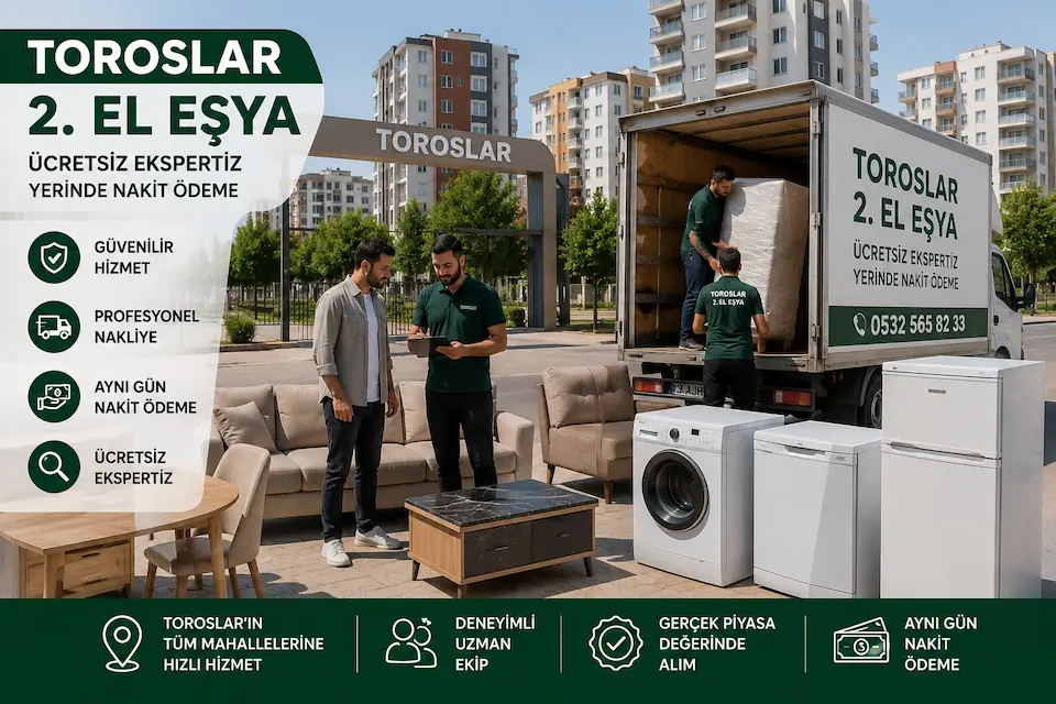 Toroslar 2. El Eşya 2 – Toroslar 2. El Eşya Toroslar 2. El Eşya hizmetimizde ikinci el mobilya, beyaz eşya ve ev eşyaları ücretsiz ekspertiz sonrası profesyonel ekibimiz tarafından teslim alınıyor.