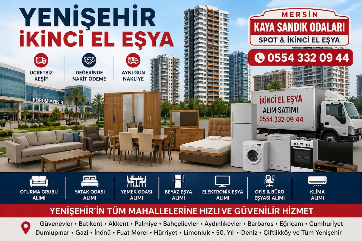 Yenişehir İkinci El Eşya 1 – Yenişehir İkinci El Eşya Yenişehir İkinci El Eşya hizmetinde temiz ikinci el mobilya, beyaz eşya ve klimalar profesyonel ekip tarafından yerinde inceleniyor.